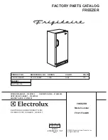 Preview for 1 page of Frigidaire FFU11FC4BW Factory Parts Catalog