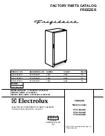 Preview for 1 page of Frigidaire FFU12C2AW Factory Parts Catalog