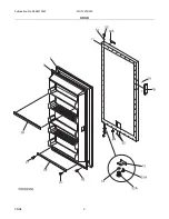 Предварительный просмотр 2 страницы Frigidaire FFU12K1DW Factory Parts Catalog