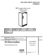 Frigidaire FFU14C3AW1 Factory Parts Catalog preview