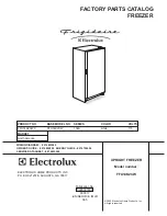 Frigidaire FFU14K2CW Factory Parts Catalog preview