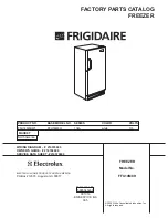 Frigidaire FFU14M8H Factory Parts Catalog preview