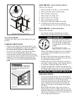 Preview for 4 page of Frigidaire FFU17F5HB - 16.7 Cu. Ft. Upright Freezer Use And Care Manual