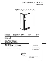 Frigidaire FFU20FC6AW Factory Parts Catalog предпросмотр