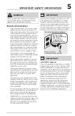 Preview for 5 page of Frigidaire FFUF2021AW Use & Care Manual