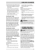 Preview for 11 page of Frigidaire FFUH17F2NW Use And Care Manual