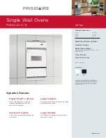 Preview for 1 page of Frigidaire FGB24L2AS Specifications