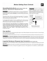 Preview for 5 page of Frigidaire FGB24L2ECD Use & Care Manual