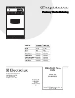 Frigidaire FGB24S5A Factory Parts Catalog preview