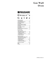 Frigidaire FGB24S5ABA Owner'S Manual preview