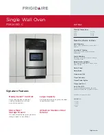 Frigidaire FGB24S5D C Specifications preview