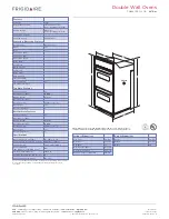 Предварительный просмотр 2 страницы Frigidaire FGB24T3E C Specifications