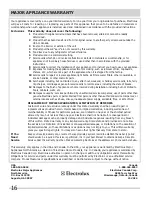 Preview for 16 page of Frigidaire FGB24T3E C Use & Care Manual