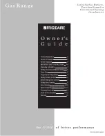 Frigidaire FGB33WHSB Owner'S Manual preview