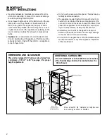 Предварительный просмотр 2 страницы Frigidaire FGB500CESG Installation Instructions Manual