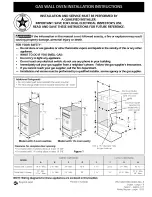 Предварительный просмотр 1 страницы Frigidaire FGB500CGBB Installation Instructions Manual