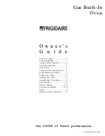 Frigidaire FGB504CHSB Owner'S Manual предпросмотр