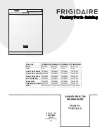 Frigidaire FGBD2431KB1 Factory Parts Catalog предпросмотр