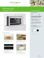 Preview for 1 page of Frigidaire FGBM185K Specifications