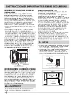 Preview for 4 page of Frigidaire FGBM185KB - Microwave (Spanish) Uso Y Cuidado