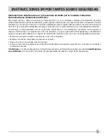 Preview for 5 page of Frigidaire FGBM185KB - Microwave (Spanish) Uso Y Cuidado