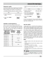 Preview for 11 page of Frigidaire FGBM185KB - Microwave (Spanish) Uso Y Cuidado