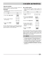 Preview for 19 page of Frigidaire FGBM185KB - Microwave (Spanish) Uso Y Cuidado