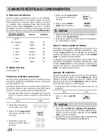 Preview for 24 page of Frigidaire FGBM185KB - Microwave (Spanish) Uso Y Cuidado