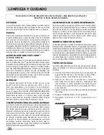 Preview for 26 page of Frigidaire FGBM185KB - Microwave (Spanish) Uso Y Cuidado