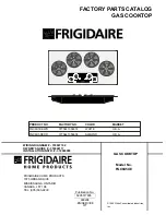 Frigidaire FGC6X5XE Factory Parts Catalog предпросмотр