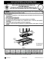 Frigidaire FGC6X5XEWD Installation Instructions Manual preview