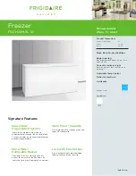 Frigidaire FGCH20M7LW Features & Specifications preview