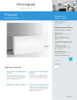 Frigidaire FGCH25M8LW Dimension Manual предпросмотр