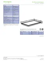 Preview for 2 page of Frigidaire FGEC3067MB Product Specifications