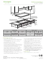 Preview for 3 page of Frigidaire FGEC3067MB Product Specifications