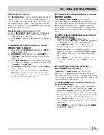 Preview for 15 page of Frigidaire FGEF302TNF Important Safety Instructions Manual