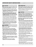 Preview for 4 page of Frigidaire FGEF302TNFA Use & Care Manual