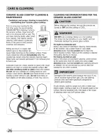 Preview for 26 page of Frigidaire FGEF302TNFA Use & Care Manual