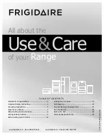 Preview for 1 page of Frigidaire FGEF302TPF Use & Care Manual