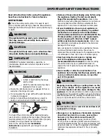 Preview for 3 page of Frigidaire FGEF302TPF Use & Care Manual