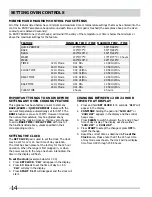 Preview for 14 page of Frigidaire FGEF302TPF Use & Care Manual