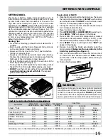 Preview for 19 page of Frigidaire FGEF302TPF Use & Care Manual