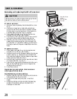 Предварительный просмотр 28 страницы Frigidaire FGEF3030PF Use & Care Manual