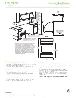 Предварительный просмотр 3 страницы Frigidaire FGEF3031KB - 30' Electric Range Gallery Mono Group Brochure & Specs