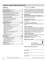 Preview for 2 page of Frigidaire FGEF3031KQA Service Use & Care Manual