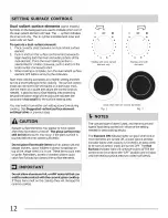 Preview for 12 page of Frigidaire FGEF3031KQA Service Use & Care Manual