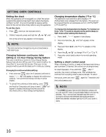 Preview for 16 page of Frigidaire FGEF3031KQA Service Use & Care Manual