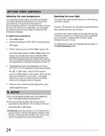 Preview for 24 page of Frigidaire FGEF3032MBA Use & Care Manual