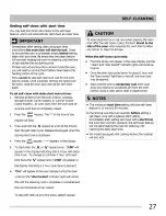 Preview for 27 page of Frigidaire FGEF3032MBA Use & Care Manual