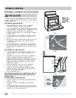 Предварительный просмотр 32 страницы Frigidaire FGEF3034K W (Spanish) Uso Y Cuidado